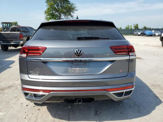 1V2TE2CA7LC225760 - 2020 VOLKSWAGEN ATLAS CROS SEL PREMIUM R-LINE GRAY photo 6