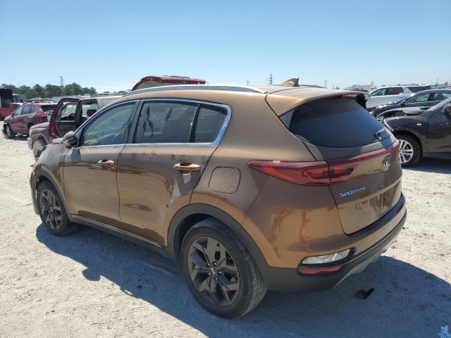 KNDP63ACXL7649467 - 2020 KIA SPORTAGE S BROWN photo 2