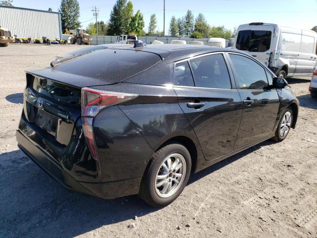 JTDKARFU0J3056976 - 2018 TOYOTA PRIUS BLACK photo 3