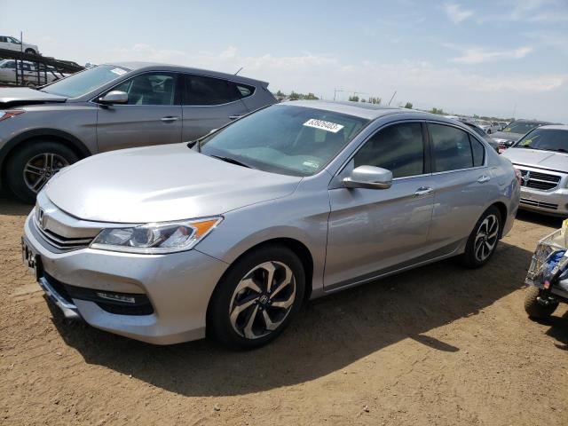 1HGCR2F83GA133899 - 2016 HONDA ACCORD EXL GRAY photo 1