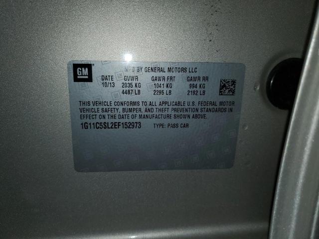 1G11C5SL2EF152973 - 2014 CHEVROLET MALIBU 1LT 棕色 照片 13