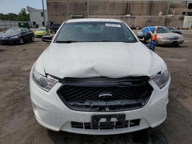 1FAHP2L86DG225795 - 2013 FORD TAURUS POLICE INTERCEPTOR WHITE photo 5