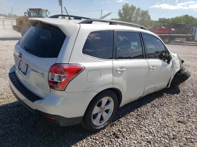 JF2SJAHCXFH472194 - 2015 SUBARU FORESTER 2.5I LIMITED WHITE photo 3