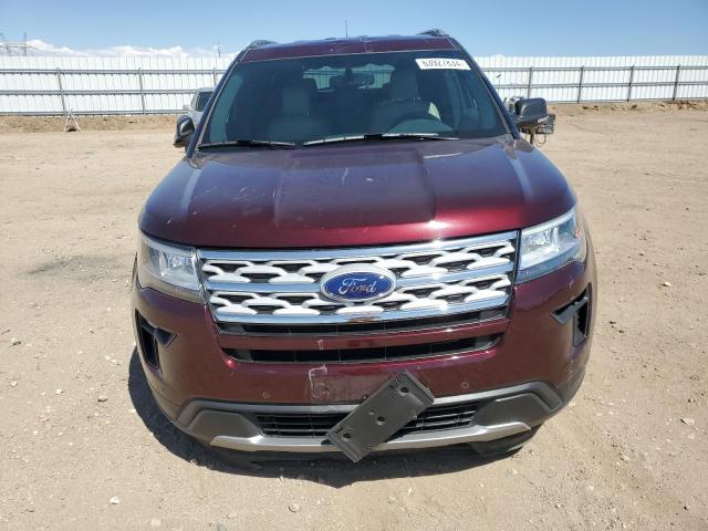 1FM5K7D88KGA42172 - 2019 FORD EXPLORER XLT BURGUNDY photo 5