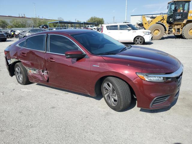 19XZE4F59KE032569 - 2019 HONDA INSIGHT EX BURGUNDY photo 4