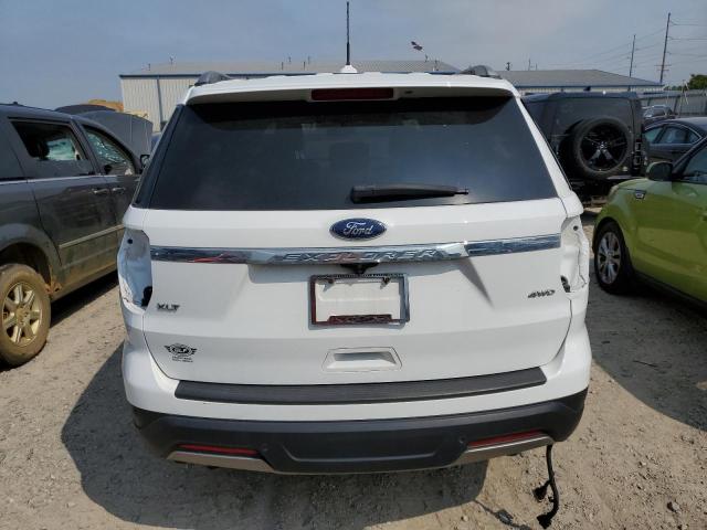 1FM5K8D87KGB05915 - 2019 FORD EXPLORER XLT Weiß Foto 6