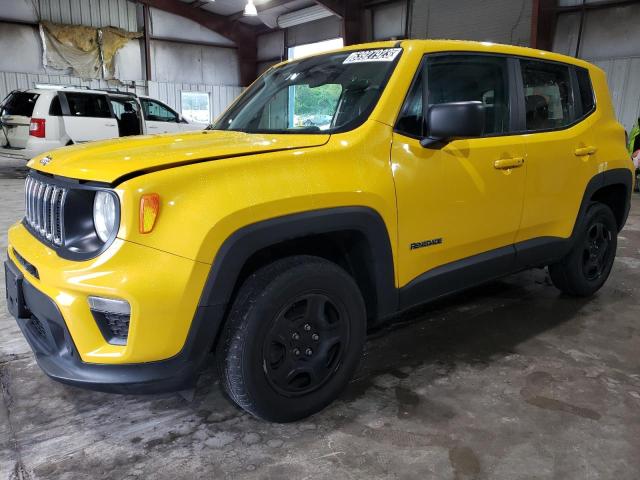 ZACNJBAB1KPJ75141 - 2019 JEEP RENEGADE SPORT YELLOW photo 1