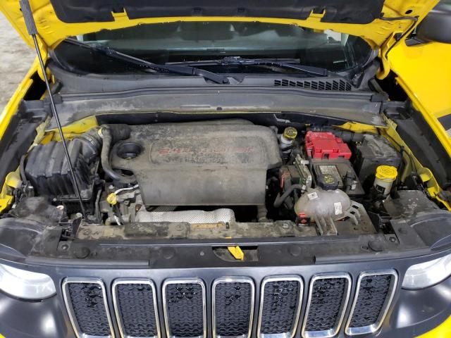 ZACNJBAB1KPJ75141 - 2019 JEEP RENEGADE SPORT YELLOW photo 12