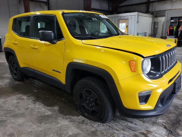 ZACNJBAB1KPJ75141 - 2019 JEEP RENEGADE SPORT YELLOW photo 4