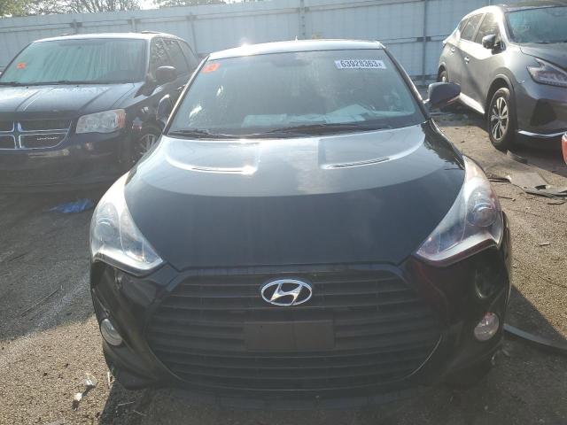 KMHTC6AE3DU169943 - 2013 HYUNDAI VELOSTER TURBO BLACK photo 5