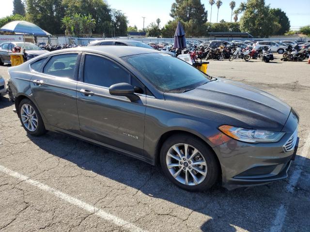 3FA6P0UU1HR145830 - 2017 FORD FUSION S HYBRID GRAY photo 4