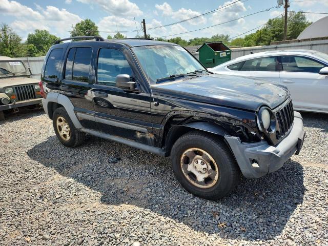 1J4GL48K87W574141 - 2007 JEEP LIBERTY SPORT 黑色 照片 4