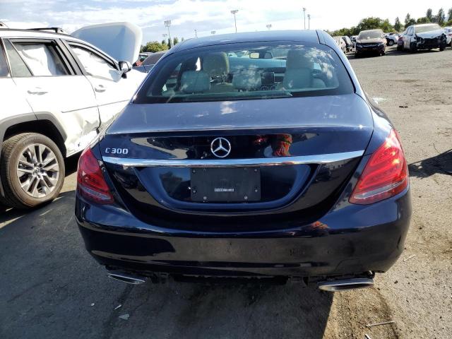 WDDWF4JB9JR413277 - 2018 MERCEDES-BENZ C 300 BLUE photo 6