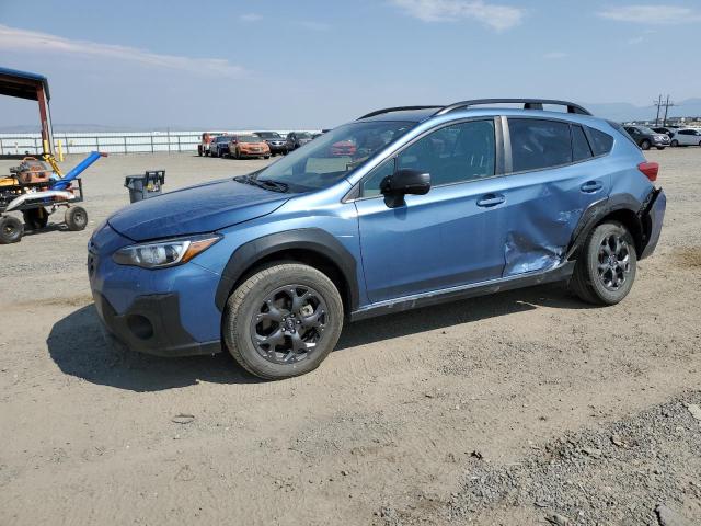 JF2GTHRC1NH212403 - 2022 SUBARU CROSSTREK SPORT BLUE photo 1