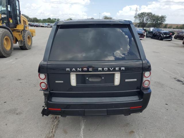 SALMP1E42CA379749 - 2012 LAND ROVER RANGE ROVE AUTOBIOGRAPHY BLACK photo 6