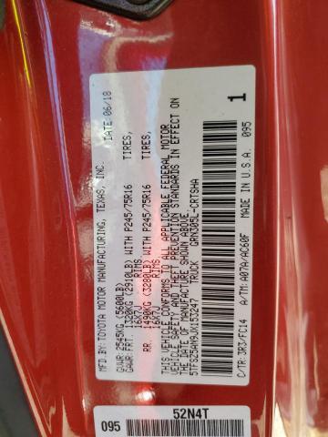 5TFSZ5AN9JX153247 - 2018 TOYOTA TACOMA ACCESS CAB Qırmızı foto 12