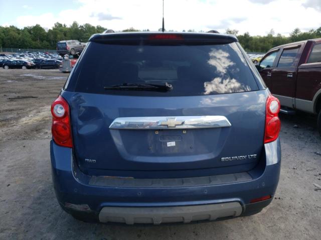 2GNFLGEK1C6143515 - 2012 CHEVROLET EQUINOX LTZ BLUE photo 6