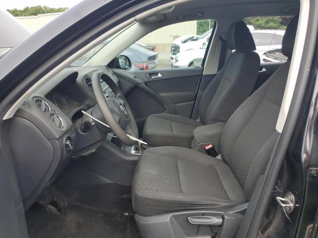 WVGAV7AX6CW584041 - 2012 VOLKSWAGEN TIGUAN S BLACK photo 7