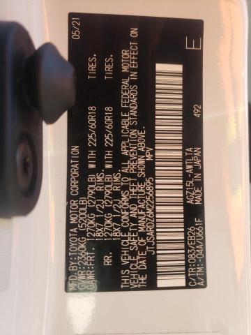 JTJSARDZ6M2256895 - 2021 LEXUS NX 300 BASE Ağ foto 10