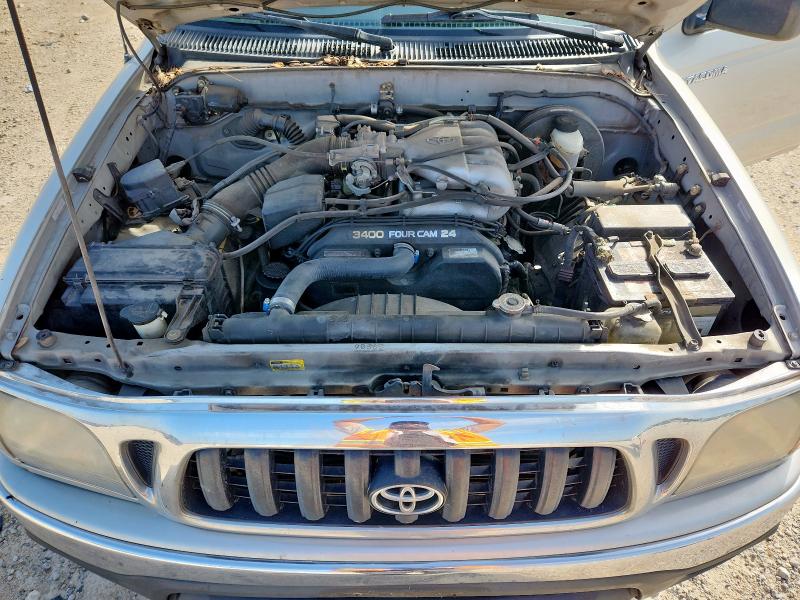 5TESN92N52Z118362 - 2002 TOYOTA TACOMA XTRACAB PRERUNNER ვერცხლისფერი ფოტო 11