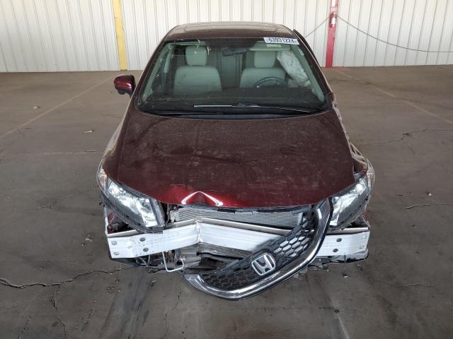 2HGFB2F98FH513606 - 2015 HONDA CIVIC EXL ბურგუნდია ფოტო 5