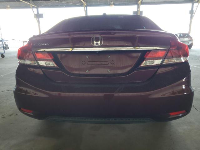 2HGFB2F98FH513606 - 2015 HONDA CIVIC EXL ბურგუნდია ფოტო 6