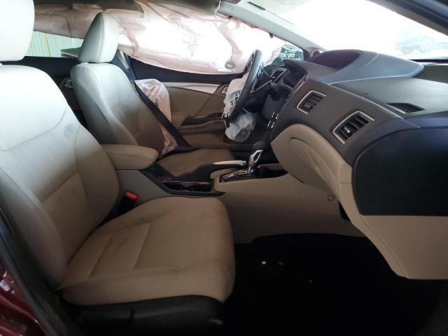 2HGFB2F98FH513606 - 2015 HONDA CIVIC EXL ბურგუნდია ფოტო 7