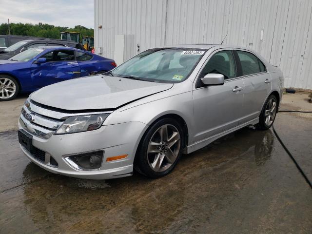 3FAHP0KC4AR420258 - 2010 FORD FUSION SPORT SILVER photo 1