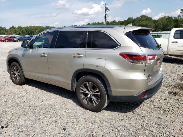 5TDKKRFH8GS500595 - 2016 TOYOTA HIGHLANDER XLE Թուխ լուսանկար 2