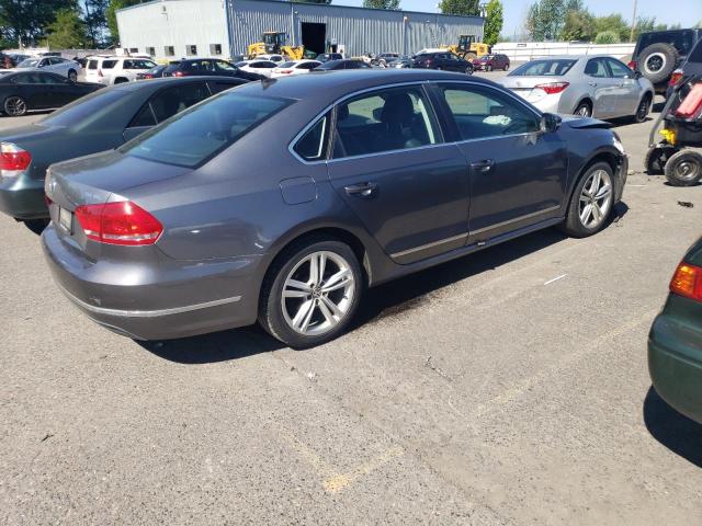 1VWCN7A39EC051807 - 2014 VOLKSWAGEN PASSAT SEL GRAY photo 3