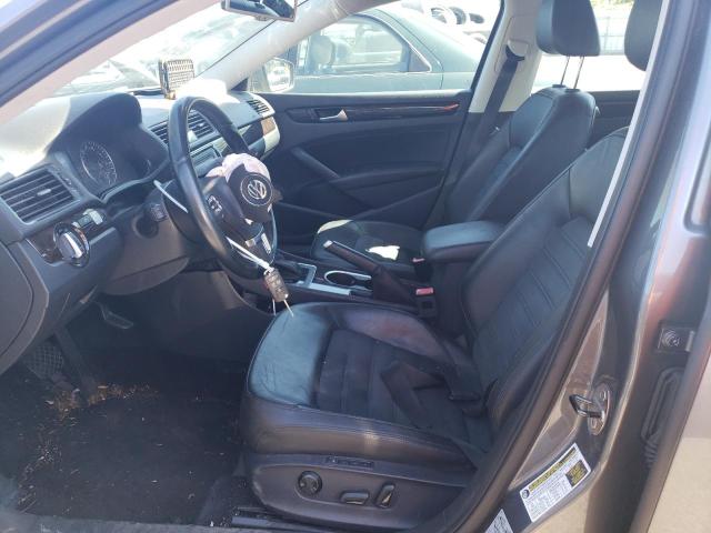 1VWCN7A39EC051807 - 2014 VOLKSWAGEN PASSAT SEL GRAY photo 7