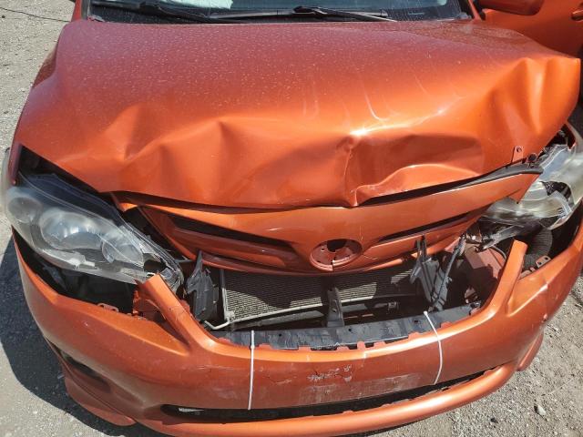 2T1BU4EE7DC066596 - 2013 TOYOTA COROLLA BASE ნარინჯისფერი ფოტო 11