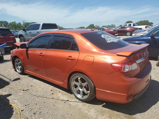 2T1BU4EE7DC066596 - 2013 TOYOTA COROLLA BASE ნარინჯისფერი ფოტო 2