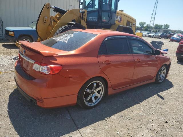 2T1BU4EE7DC066596 - 2013 TOYOTA COROLLA BASE ნარინჯისფერი ფოტო 3