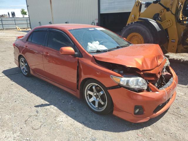 2T1BU4EE7DC066596 - 2013 TOYOTA COROLLA BASE ნარინჯისფერი ფოტო 4