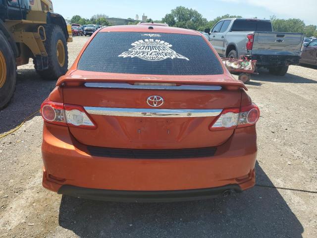 2T1BU4EE7DC066596 - 2013 TOYOTA COROLLA BASE ნარინჯისფერი ფოტო 6