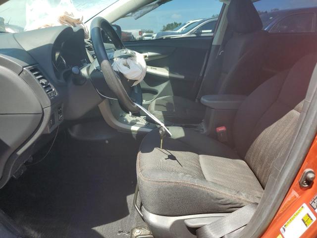 2T1BU4EE7DC066596 - 2013 TOYOTA COROLLA BASE ნარინჯისფერი ფოტო 7