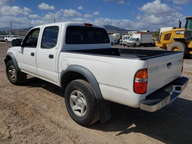 5TEGM92N52Z082911 - 2002 TOYOTA TACOMA DOUBLE CAB PRERUNNER WHITE photo 2