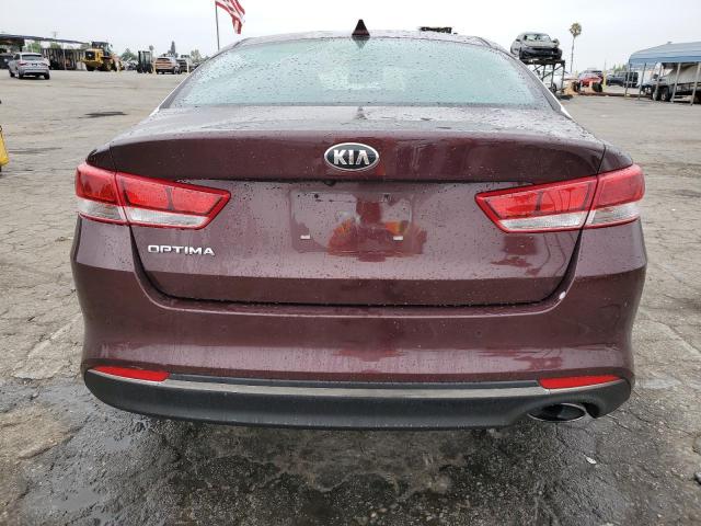 5XXGT4L35JG273745 - 2018 KIA OPTIMA LX BURGUNDY photo 6