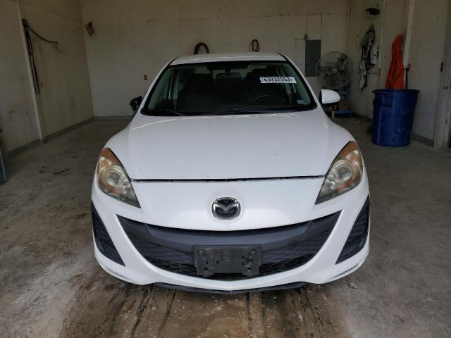 JM1BL1SF3A1308430 - 2010 MAZDA 3 I WHITE photo 5