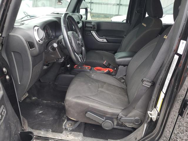 1C4BJWEG3FL762308 - 2015 JEEP WRANGLER U SAHARA შავი ფოტო 7