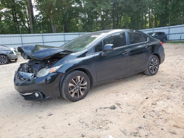 19XFB2F97DE013783 - 2013 HONDA CIVIC EXL BLACK photo 1