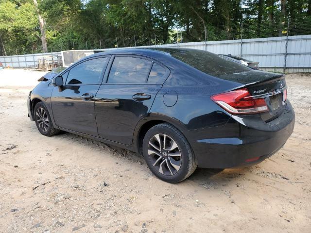 19XFB2F97DE013783 - 2013 HONDA CIVIC EXL BLACK photo 2