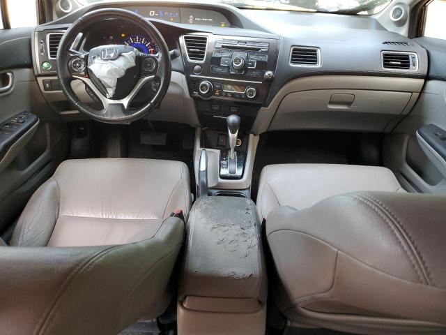 19XFB2F97DE013783 - 2013 HONDA CIVIC EXL BLACK photo 8