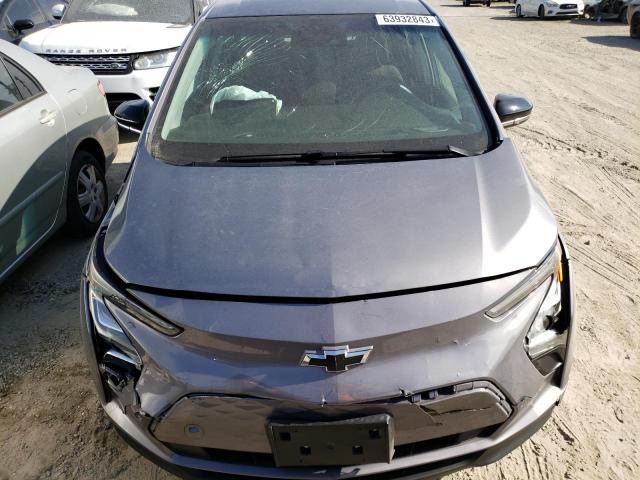 1G1FW6S01P4115498 - 2023 CHEVROLET BOLT EV 1LT GRAY photo 5