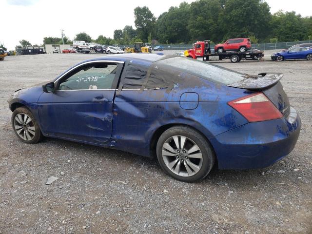 1HGCS128X9A011385 - 2009 HONDA ACCORD EXL BLUE photo 2