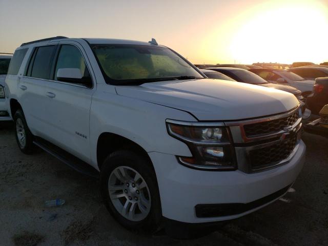 1GNSKBKC2KR251016 - 2019 CHEVROLET TAHOE K1500 LT WHITE photo 1