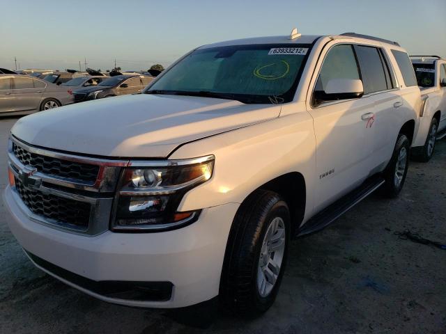 1GNSKBKC2KR251016 - 2019 CHEVROLET TAHOE K1500 LT WHITE photo 2