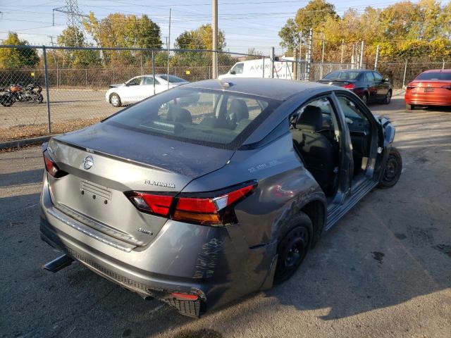 1N4BL4FW7MN383971 - 2021 NISSAN ALTIMA PLATINUM GRAY photo 4