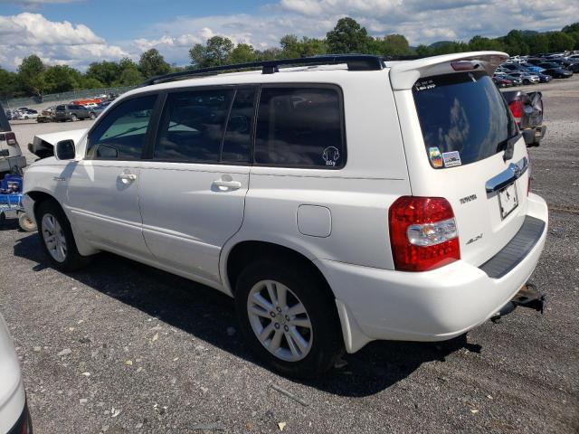 JTEHW21A570048426 - 2007 TOYOTA HIGHLANDER HYBRID WHITE photo 2